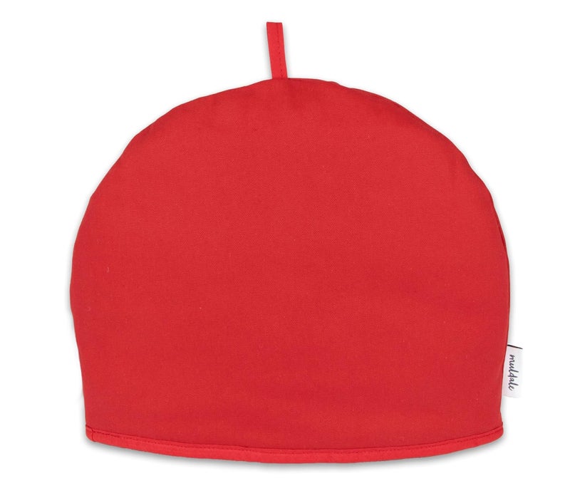 Muldale Muldale Large Tea Cozy for Teapot Insulated  Jubilee Red  100 Cotton Extra Thick Wadding  Designed in England  Tea Cozies Covers Fit 1 to 6 Cup 
