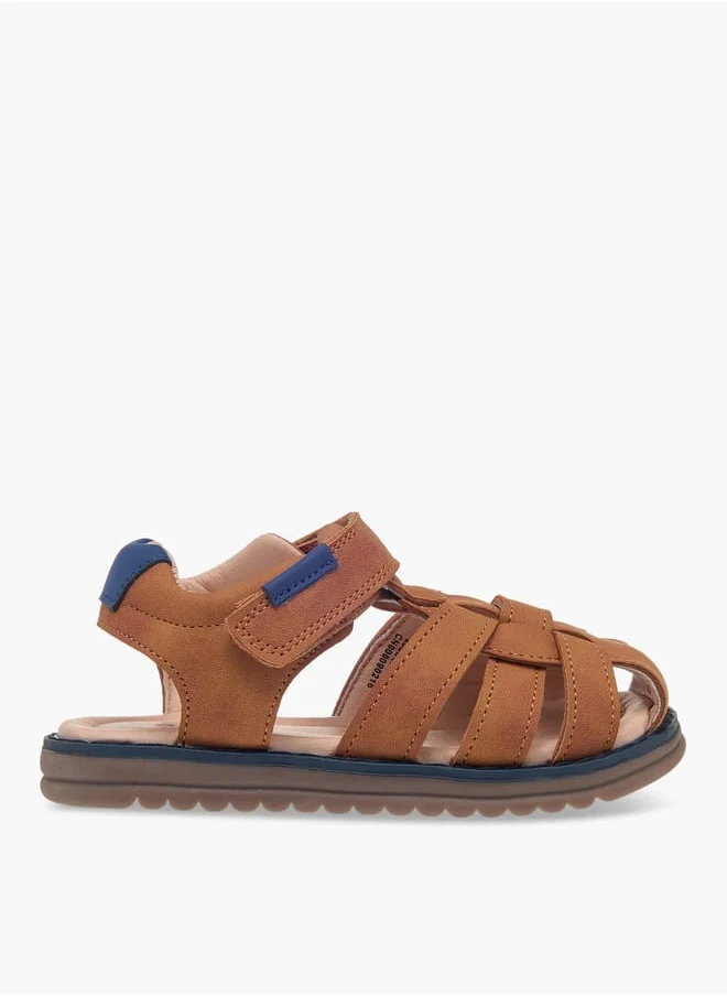 LBL by Shoexpress Boys Strappy Sandals With Hook And Loop Closure Ramadan Collection