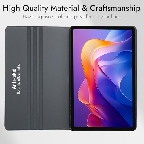 Robustrion Cover for Redmi Pad 2 11 inch Cover Case, Deer Pattern Flip Stand Cover Case for Redmi Pad 2 11 inch Tablet [Auto Sleep/Wake Support] - Grey - Image 5