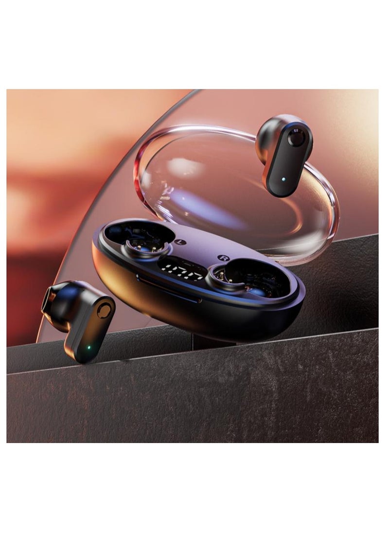 KUYING - Bluetooth earphones with ultra long battery life, sports noise reduction, ultra-thin mini invisible side sleeping pads - Image 1