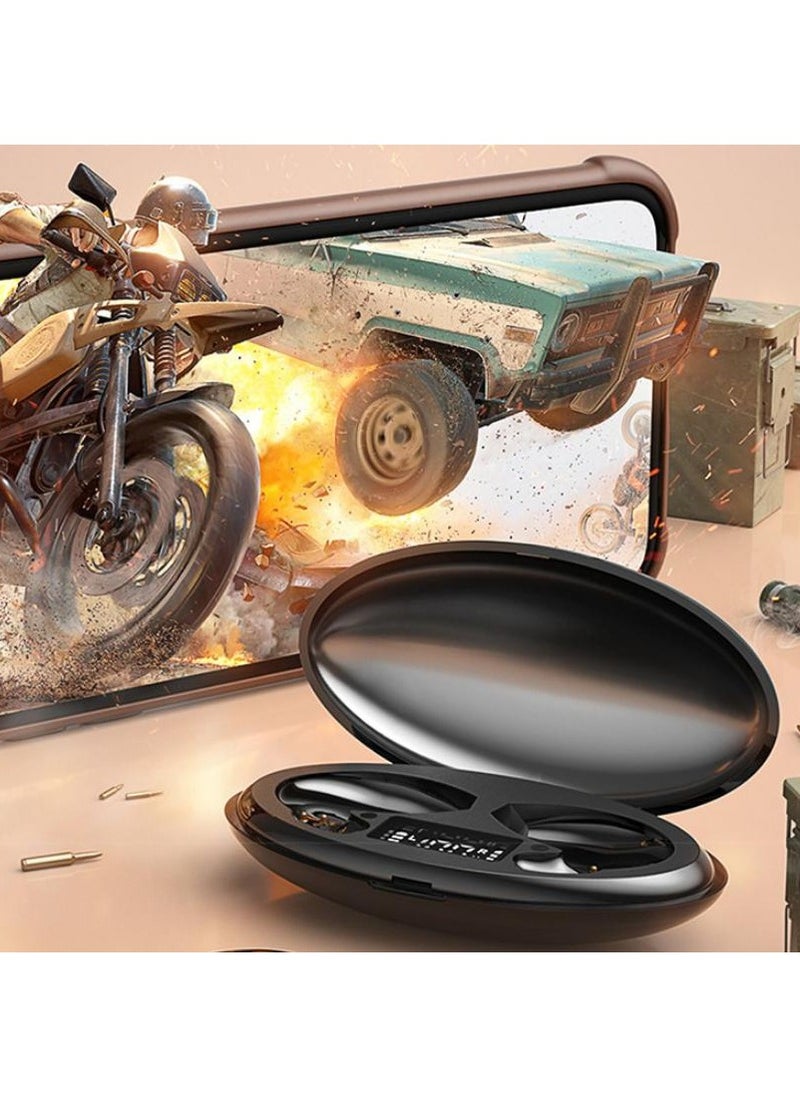 KUYING - Bluetooth earphones with ultra long battery life, sports noise reduction, ultra-thin mini invisible side sleeping pads - Image 1