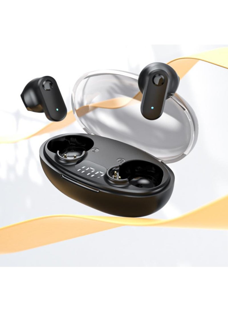 KUYING - Bluetooth earphones with ultra long battery life, sports noise reduction, ultra-thin mini invisible side sleeping pads - Image 1