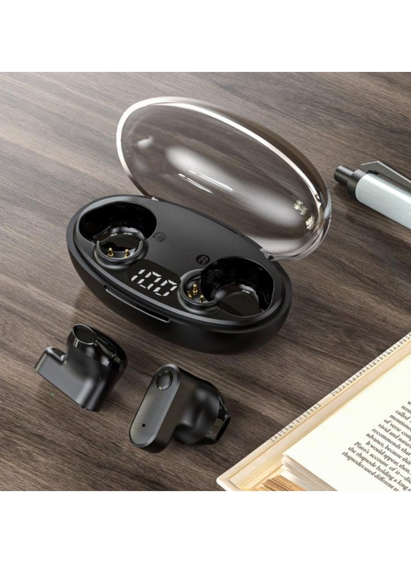 KUYING - Bluetooth earphones with ultra long battery life, sports noise reduction, ultra-thin mini invisible side sleeping pads - Image 1
