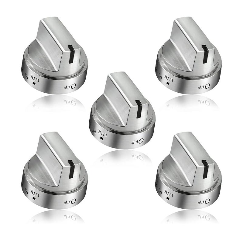 keisnoaja WB03X24818 222D5786P010 for Ge Gas Stove Knob Replacement Surface Burner Control Knob Range Cooktop Knobs 5 Pcs - Image 2
