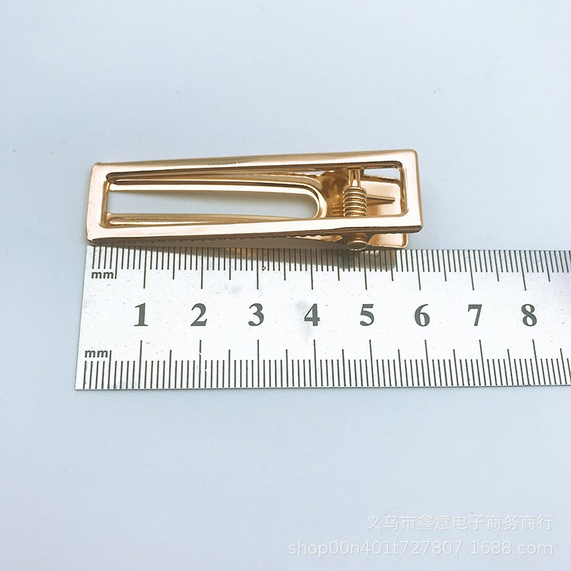 Celebrity Hairpin Metal Hollow Duckbill Clip Diy Set Combination Bangs Clip Pearl Hairpin Bottom Clip Accessories - Image 3