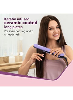 AGARO Hair Straightener, Keratin Infused Ceramic Coated Plates, Fast Heating, PTC Heating, Hair Straightening, Hair Styling For Women, Blue, HS1917 - pzsku/Z3F38F39F0D973034B052Z/45/_/1738306475/ffda3cff-2bd9-47f7-88c1-ce7284029664