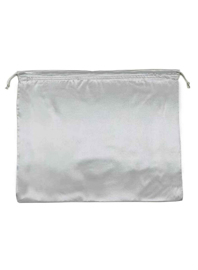 7pcs Gray Satin Handbag Dust Bag,Bag Travel Organizer,Portable Item Organizer 50*40CM - Image 2