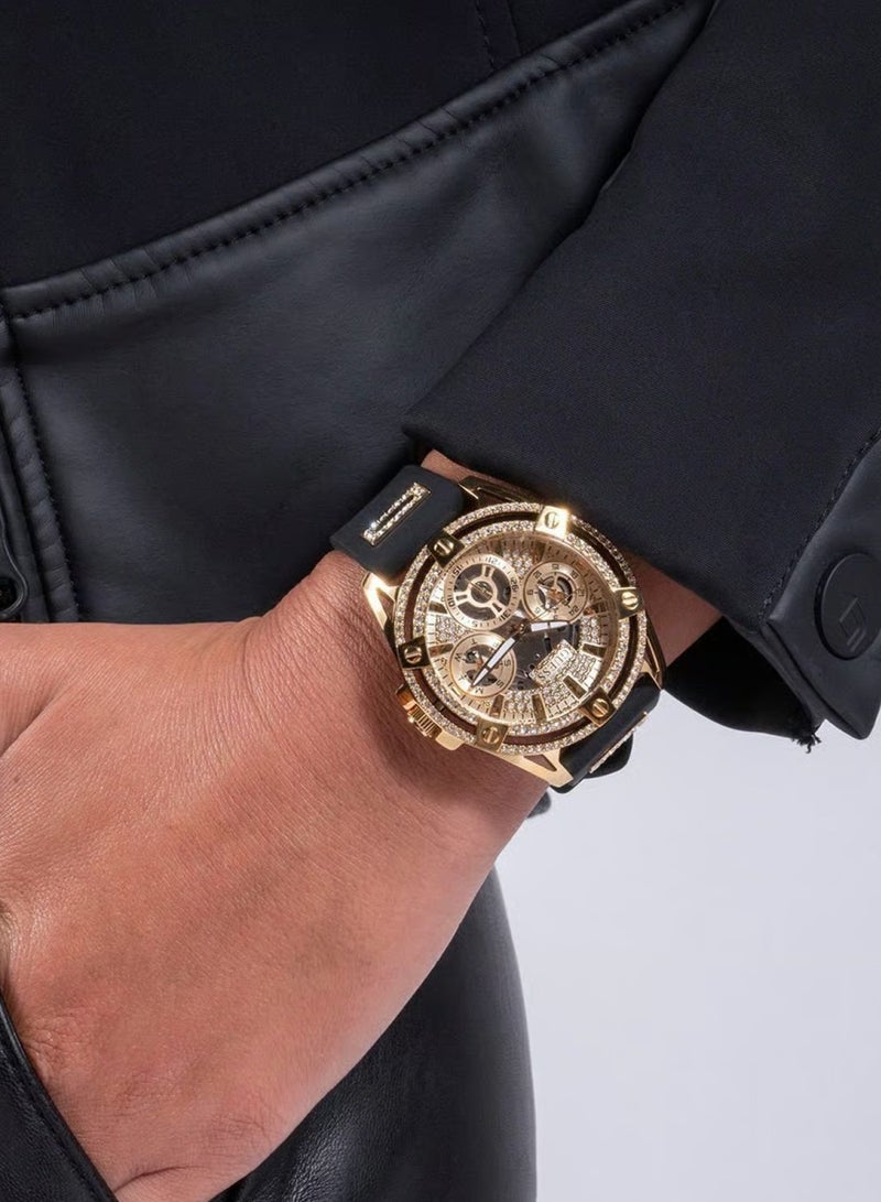 GUESS ساعة كرونوغراف نسائية سوداء W1160L1 - 40 مم - Image 5