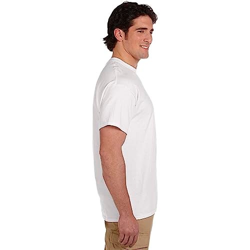 Fruit of the Loom Men's Premium Crew Tee (Pack of 4), White, Medium - Image 4