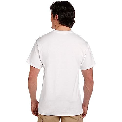 Fruit of the Loom Men's Premium Crew Tee (Pack of 4), White, Medium - Image 3