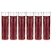 Mega Candles 6 pcs Unscented Red 7 Day Devotional Prayer Glass Container Candle, Premium Wax Candles 2 Inch x 8 Inch, - Image 2
