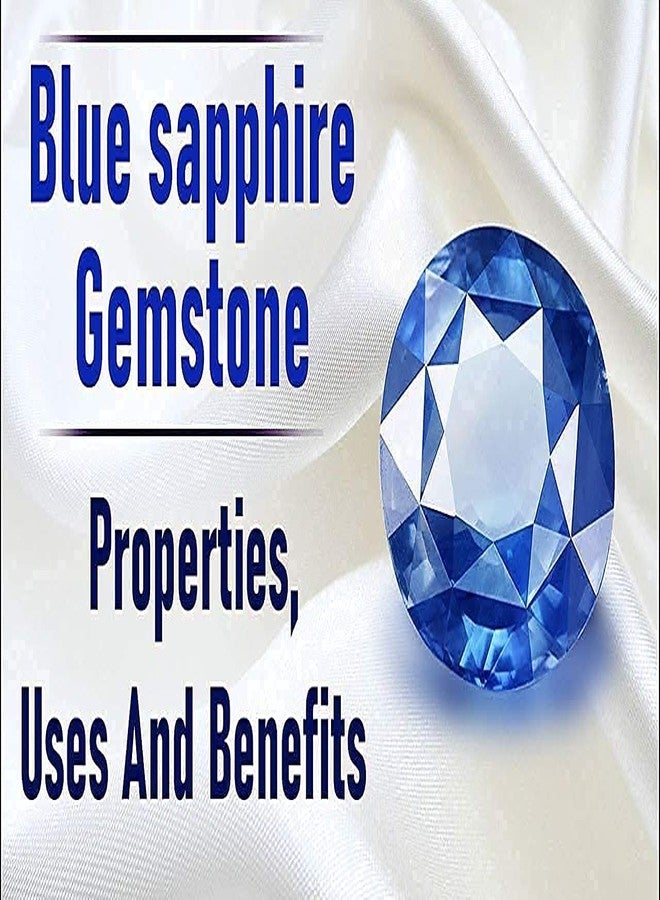 GEMS RIVER 7.87 Carat 8.25 Ratti Blue Sapphire (NEELAM/NILAM Stone) Gemstone (AB322) - Image 3