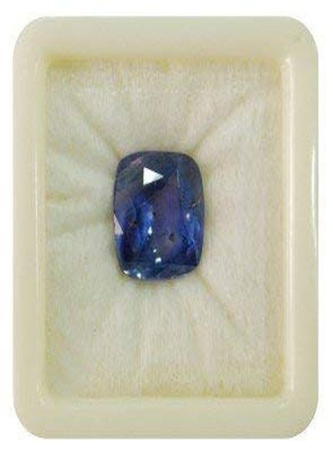 GEMS RIVER 7.87 Carat 8.25 Ratti Blue Sapphire (NEELAM/NILAM Stone) Gemstone (AB322) - Image 2