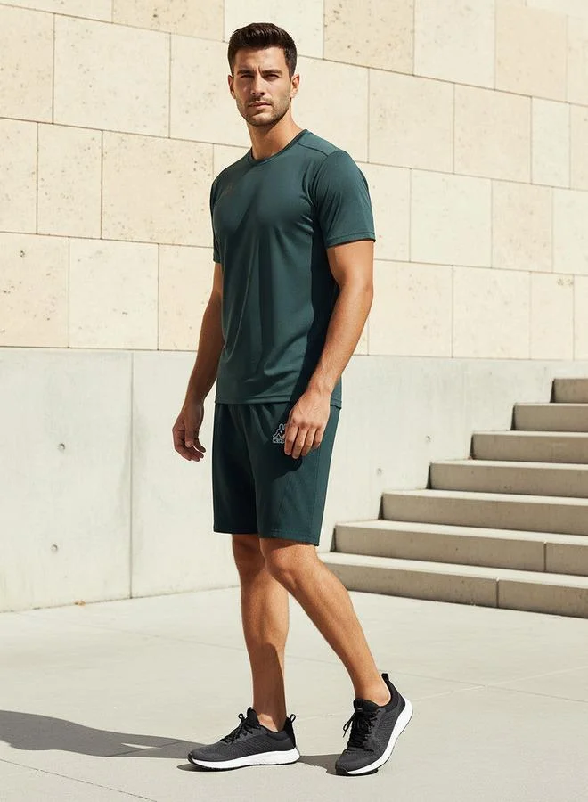 Kappa Kappa Regular Fit Shorts with Mesh Panel