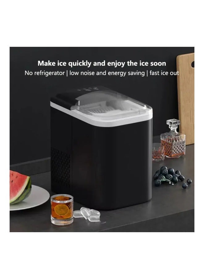 CoolFlow Ice Maker Machine for Home Self Cleaning, 15kg production daily, 9 bullets in 6mins Scoop and Basket, Ideal for Kitchen and Bar - Image 2