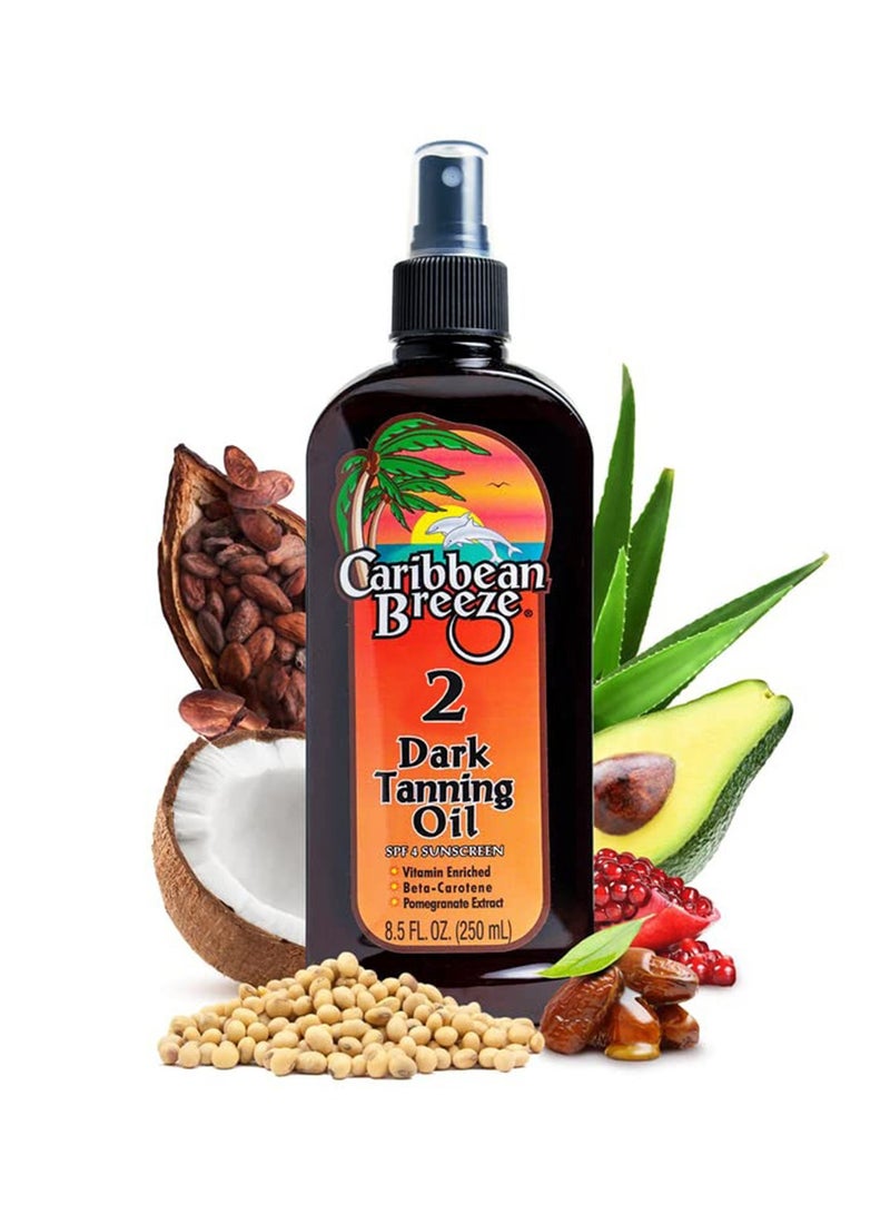 كاريبيان بريز زيت مسمر تان 250 مل للبشرة حماية 2 - Image 3