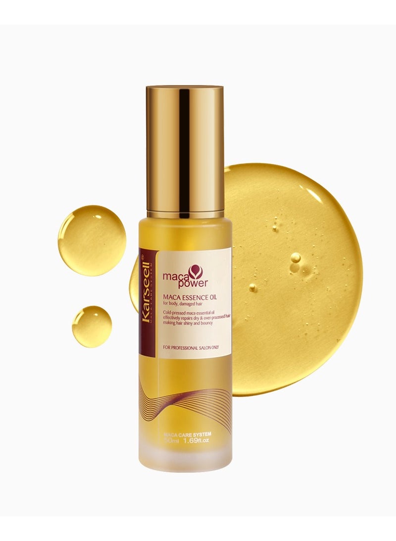 Karseell Maca Serum for Dry Hair for Damaged Skin and Hair 50ml - Image 2