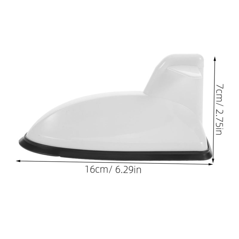 White Car Antenna Topper For Enhanced Signal Reception Aerodynamic Roof Decoration - Image 3