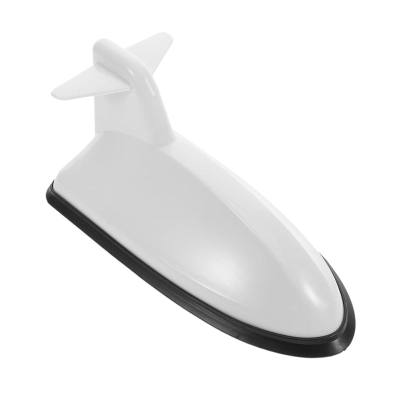 White Car Antenna Topper For Enhanced Signal Reception Aerodynamic Roof Decoration - Image 2