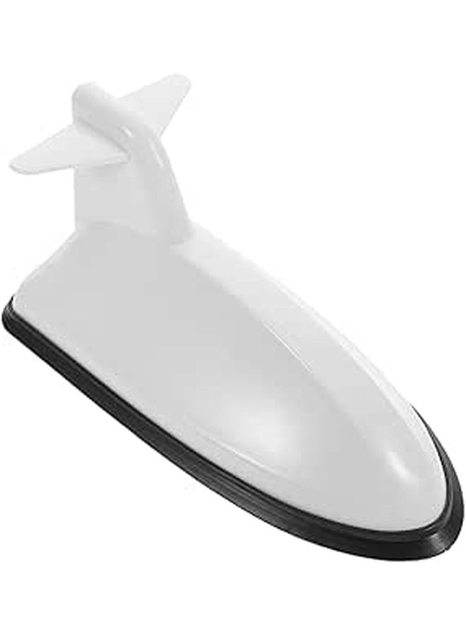 White Car Antenna Topper For Enhanced Signal Reception Aerodynamic Roof Decoration - Image 1