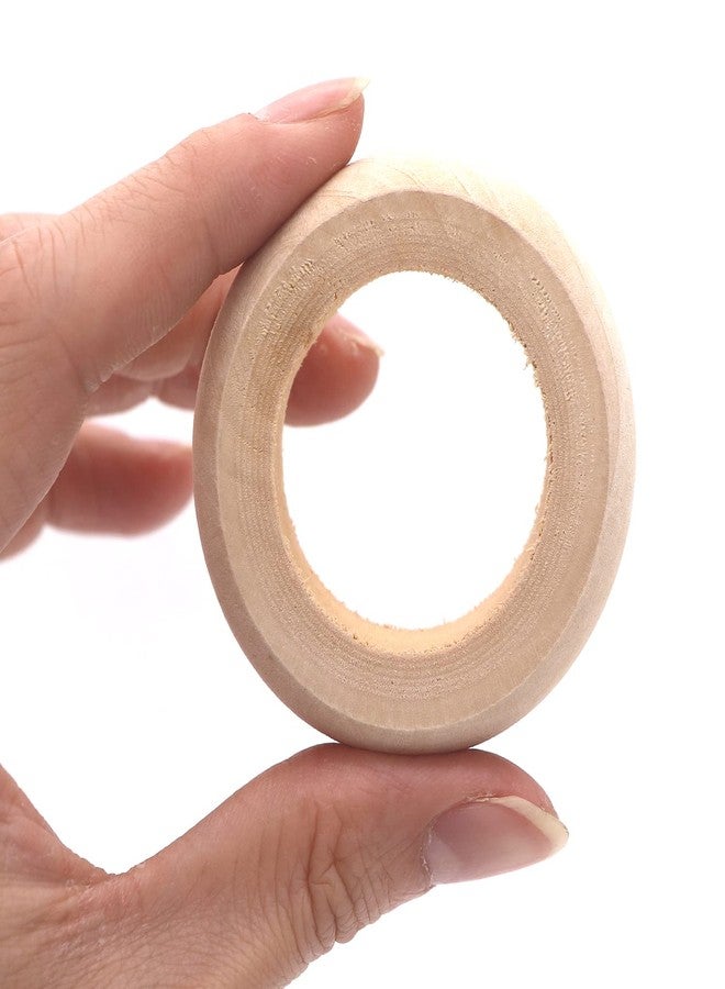 DUTWROY Wooden Napkin Rings 10pcs Natural Wood Serviette Holders Round Serviette Rings Table Decoration Napkin Ring for Party Decoration,Dinning Table,Everyday,Family Gatherings - Image 4