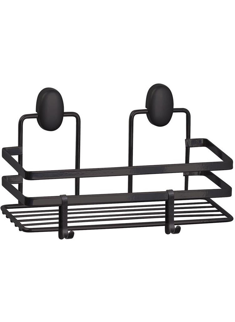 Black Lama Rectangular Corner Stand - 11X24 cm