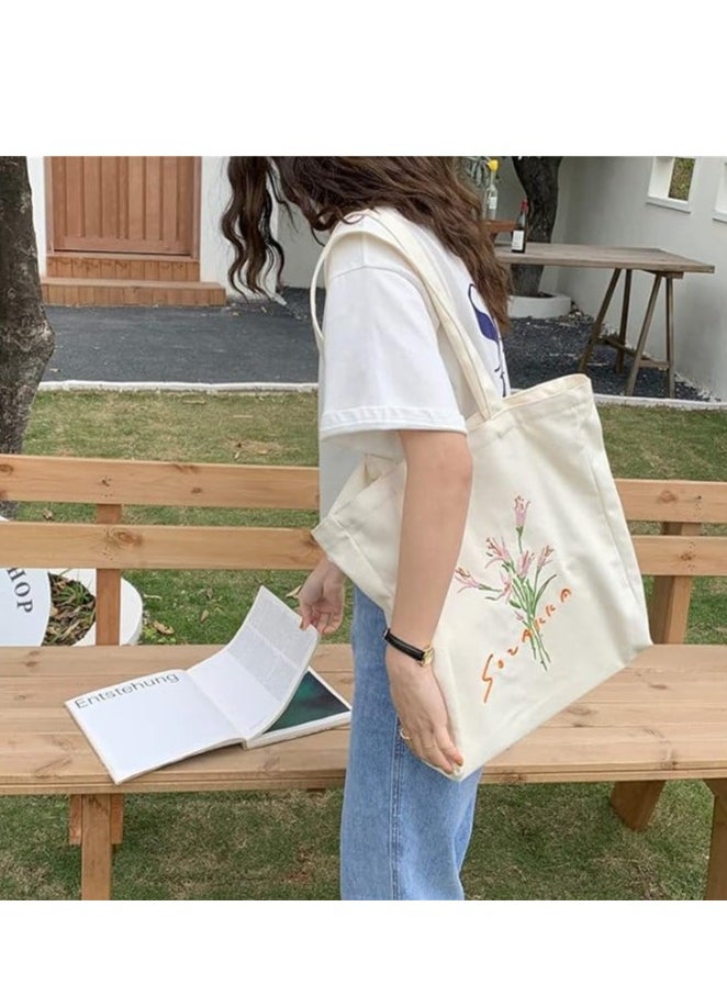 Taoqiao Women canvas Tote Bag  - Image 4