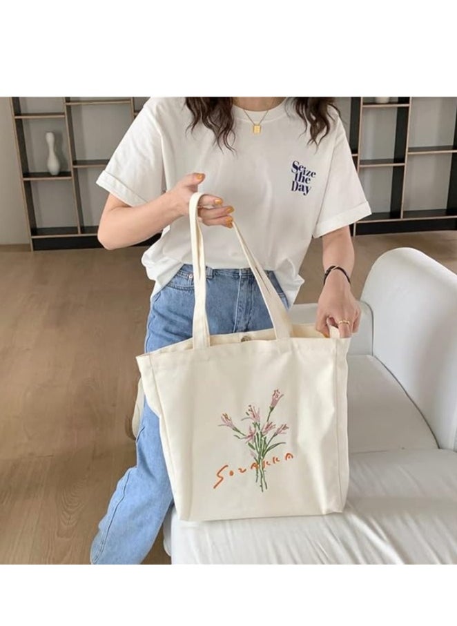 Taoqiao Women canvas Tote Bag  - Image 5