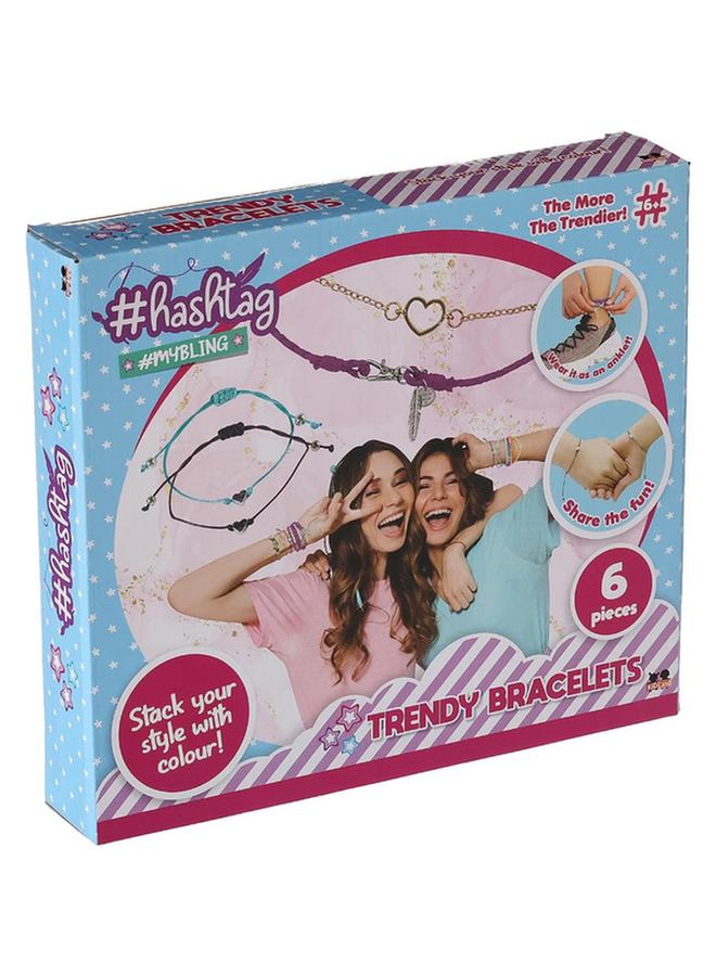 هاشتاج مجموعة أساور مايبلينج العصرية متعددة الألوان HTMB2101 - Image 2