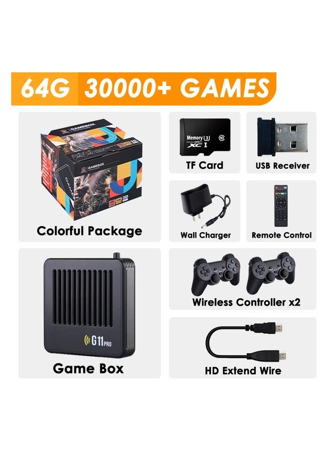 AROAQ Game Console TV Set-top Box 4K Dual System Android Wireless Double G11 Game Console - Image 5