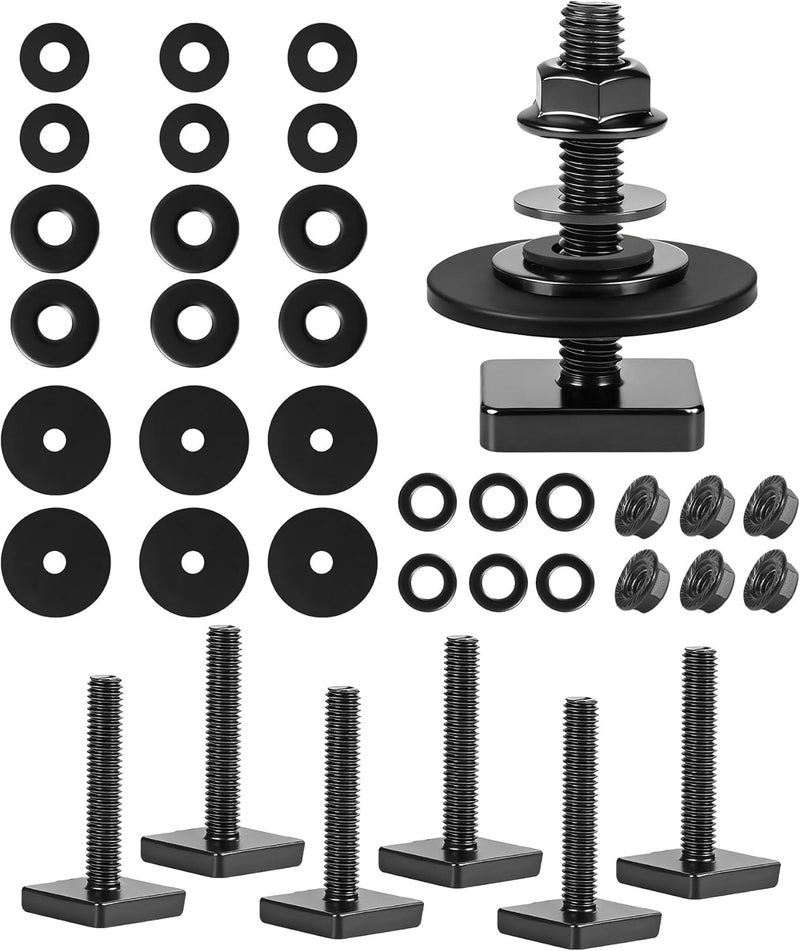 moroinriz T Slot Bolts for Thule, Yakima Roof Rack Cross Bars - M6x35mm Stainless Steel Adapter Kit - Image 1