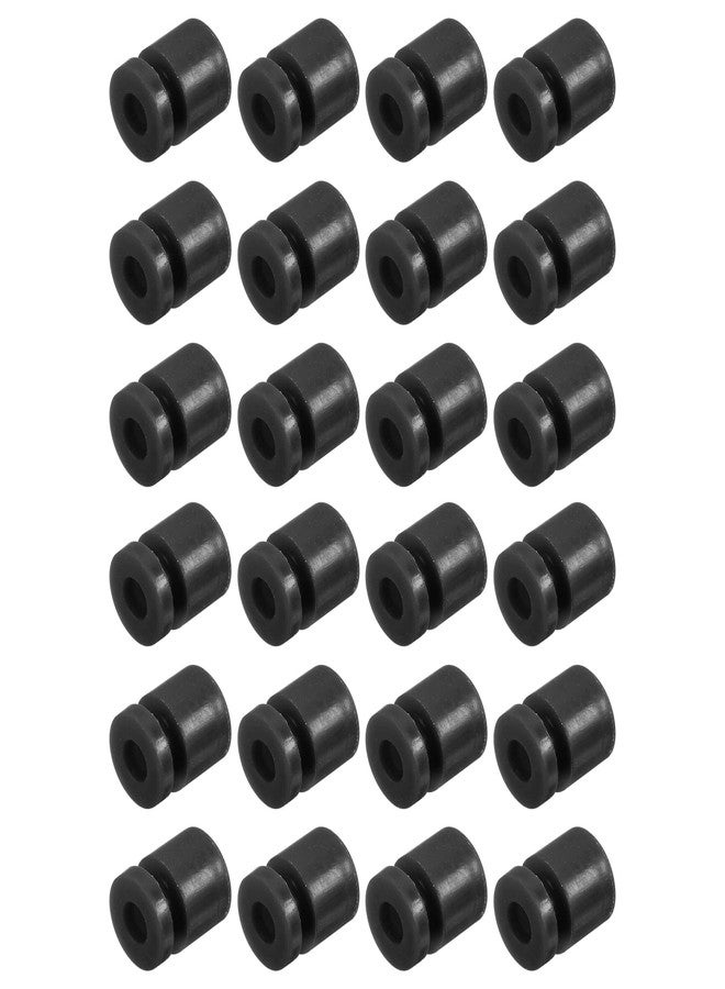 MECCANIXITY RC Anti Vibration Rubber Balls for RC F4 F7 Flight Controller M2x6mm Shock Absorption Balls (Black), Pack of 12 - Image 1