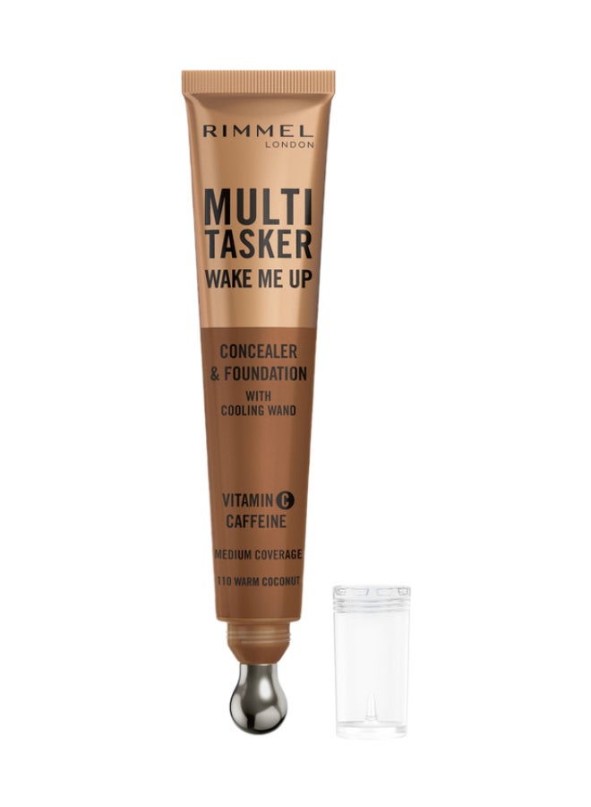 RIMMEL LONDON خافي العيوب والأساس متعدد المهام - 110 - جوز الهند الدافئ، 20 مل - Image 1