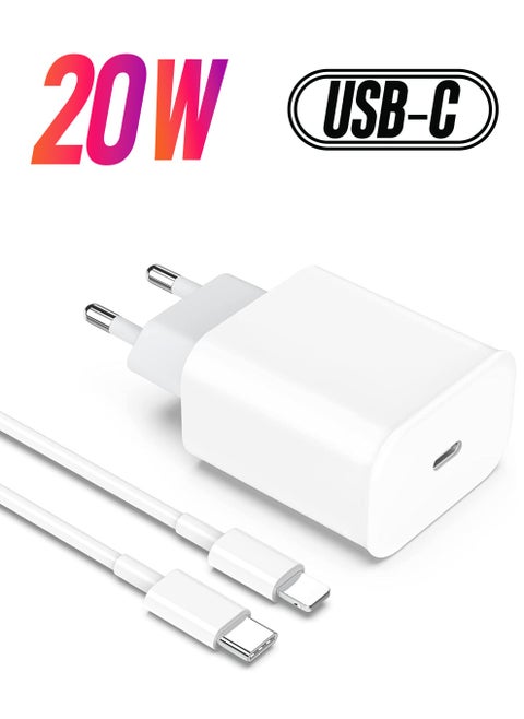 20W PD USB C Fast Charger Adapter for Apple iPhone 13 PRO MAX