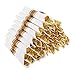 Joyido 50Guests Pre Rolled Gold Plastic Silverware Sets Heavy Duty Gold Cutlery Include 50 Pack Wrapped Disposable Utensils with Napkins for Parties Dinners Weddings - Image 1