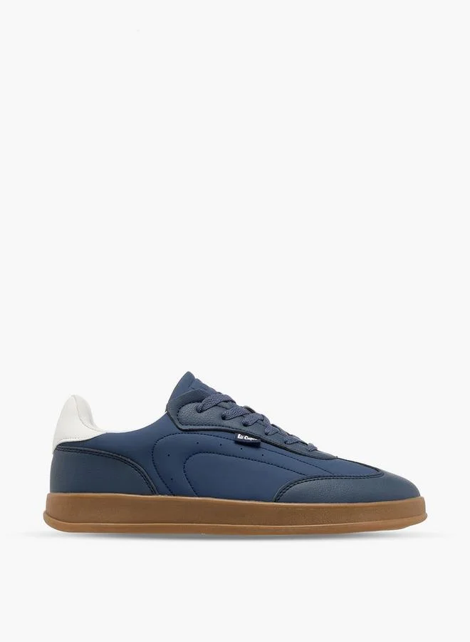 Lee Cooper NAVY Men Panelled Lace-Up Sneakers for Men | Best Price UAE