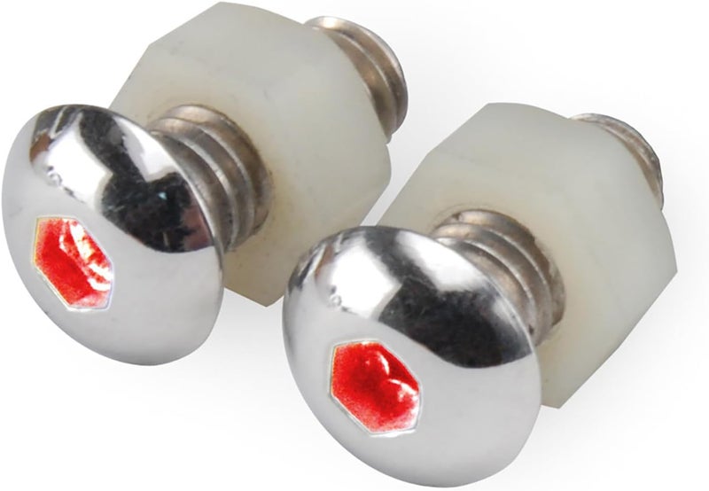Design Engineering 030304 Lite'N Boltz Red Accent Lighting - LED Lighted Button Head Bolts (Pack of 2) - Image 1