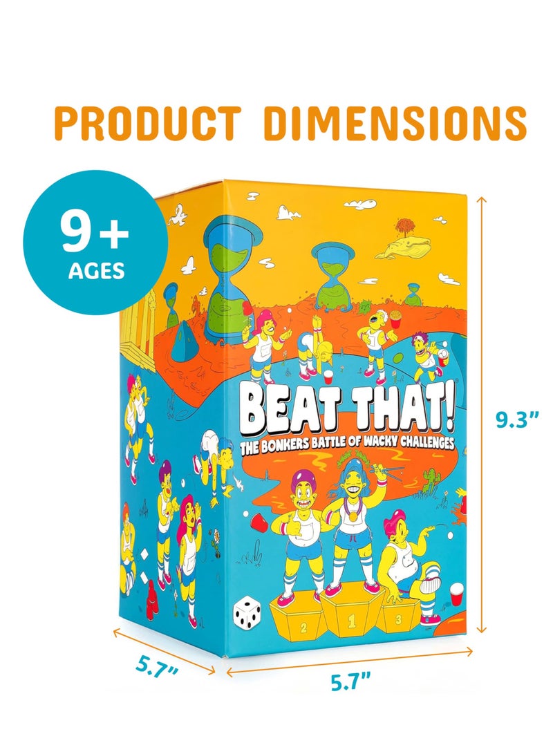 DURKU Family Fun: Beat That! The Bonkers Battle of Wacky Challenges, Family Party for Kids & Adults, Household Objects Expansion - Great Games Board Games - Image 2