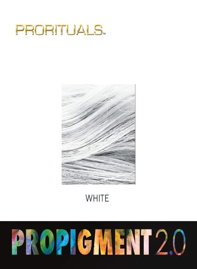 Prorituals ProPigment 2.0 Bright & Bold Direct Dye - Professional Hair Color Dye - White Hair Dye Your Hair Feeling Soft and Silky, White, 12oz - Image 4