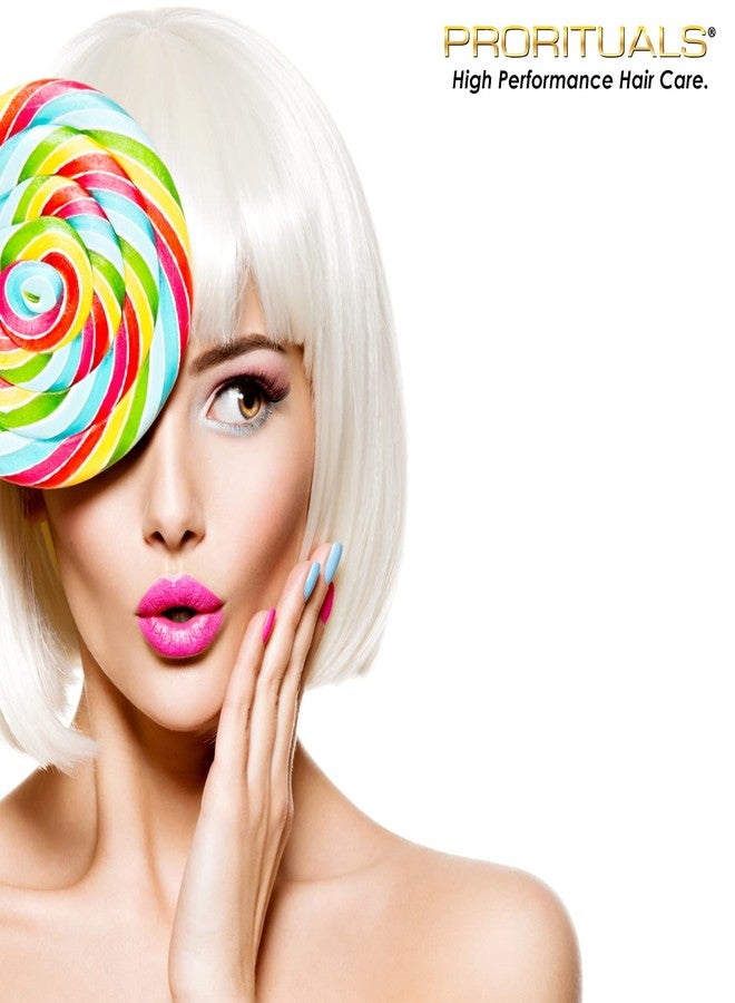 Prorituals ProPigment 2.0 Bright & Bold Direct Dye - Professional Hair Color Dye - White Hair Dye Your Hair Feeling Soft and Silky, White, 12oz - Image 2