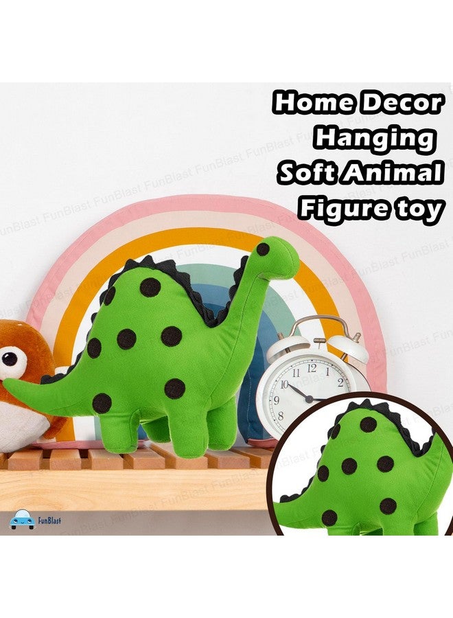 فنبلاست لعبة محشوة على شكل ديناصور لطيف من FunBlast - ديناصور محشو 21 سم للأطفال، ألعاب محشوة على شكل حيوانات، ألعاب محشوة على شكل حيوانات للبنات والأولاد والأطفال، ألعاب محشوة قابلة للعناق، ديكور منزلي ناعم (متعدد الألوان) - Image 4