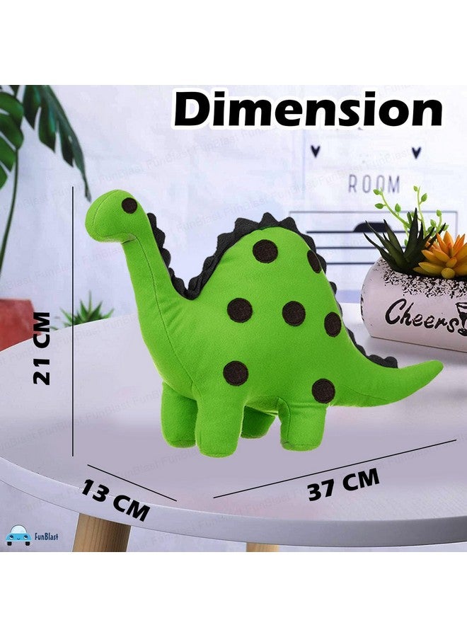 فنبلاست لعبة محشوة على شكل ديناصور لطيف من FunBlast - ديناصور محشو 21 سم للأطفال، ألعاب محشوة على شكل حيوانات، ألعاب محشوة على شكل حيوانات للبنات والأولاد والأطفال، ألعاب محشوة قابلة للعناق، ديكور منزلي ناعم (متعدد الألوان) - Image 2