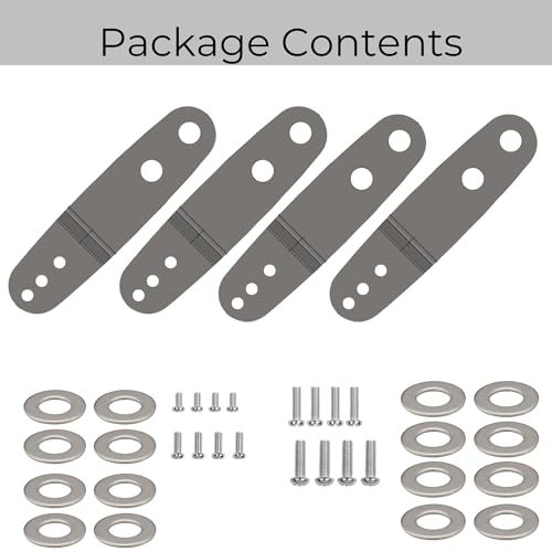 Gadget Wagon Mounting VESA Extender with Screw Kit for TV & Monitors 100x100 mm to 200X200 mm, 100x200 mm, 200x100 mm - Image 4