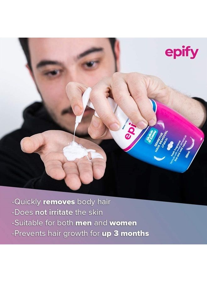 epify by bubbly كريم إزالة الشعر من إيبيفاي، 8.45 أونصة سائلة - Image 2