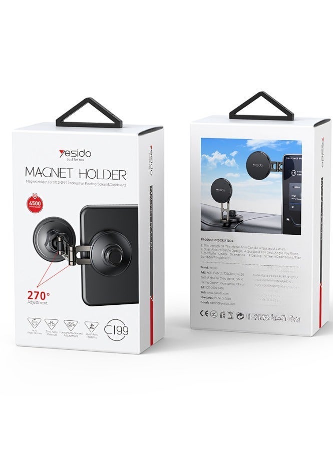 Yesido C199 Magnetic Phone Holder  Universal Compatibility - Image 1