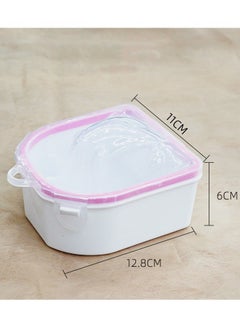 KHAJUL Nail Soaking Bowl Nail Art Polish Remover Soak Hand Bowl Manicure Spa Soaker Acetone Safe  - Image 3