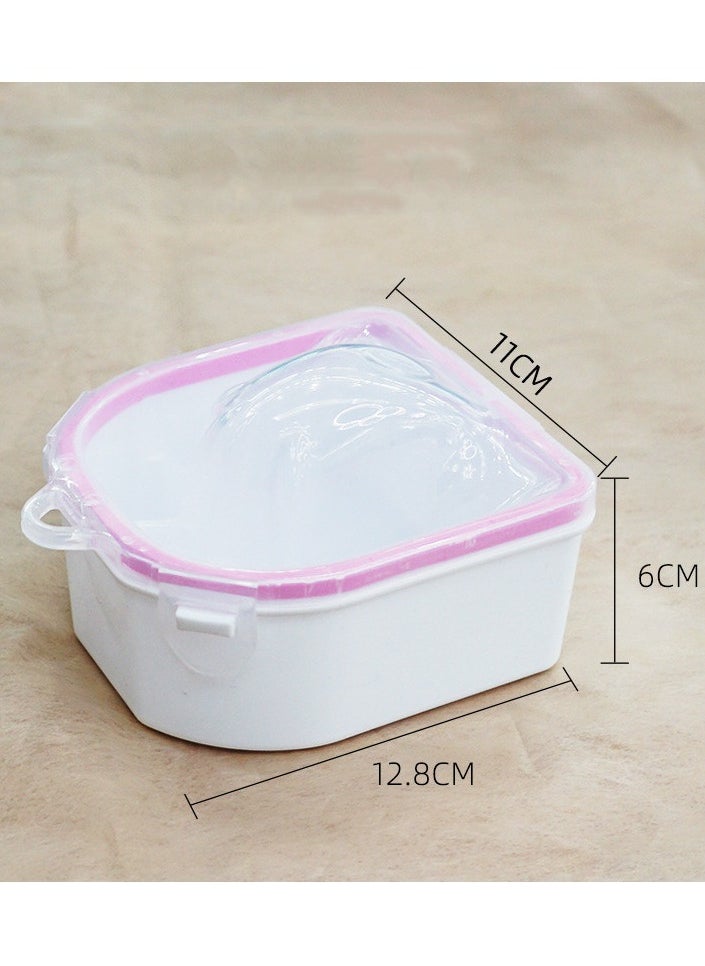 KHAJUL Nail Soaking Bowl Nail Art Polish Remover Soak Hand Bowl Manicure Spa Soaker Acetone Safe  - Image 3