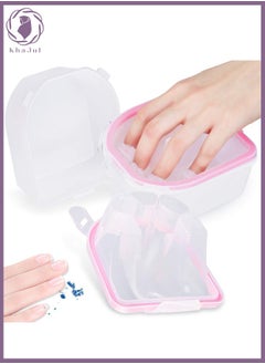 KHAJUL Nail Soaking Bowl Nail Art Polish Remover Soak Hand Bowl Manicure Spa Soaker Acetone Safe  - Image 1