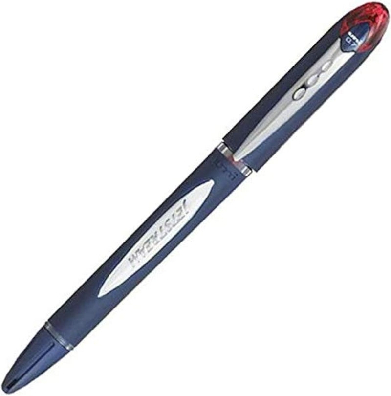 Uniball uni-ball Uni Jetstream Roller Ball Pen - Red Ink, 0.7mm Nib Pack of 12 - Image 1