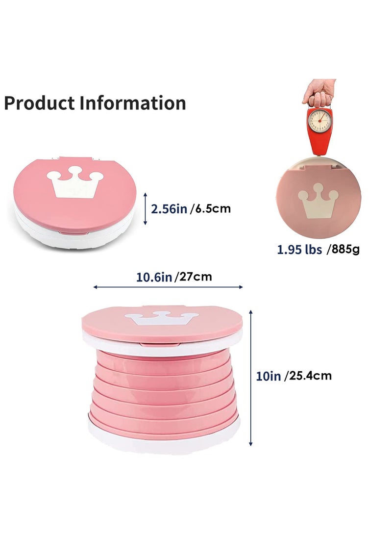 Travel Potty for Toddler, Portable and Foldable Toilet, Apply to Seat Emergency Toilet for Car, Camping, Outdoor, Indoor - Image 2